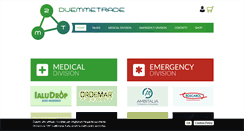 Desktop Screenshot of duemmetrade.com